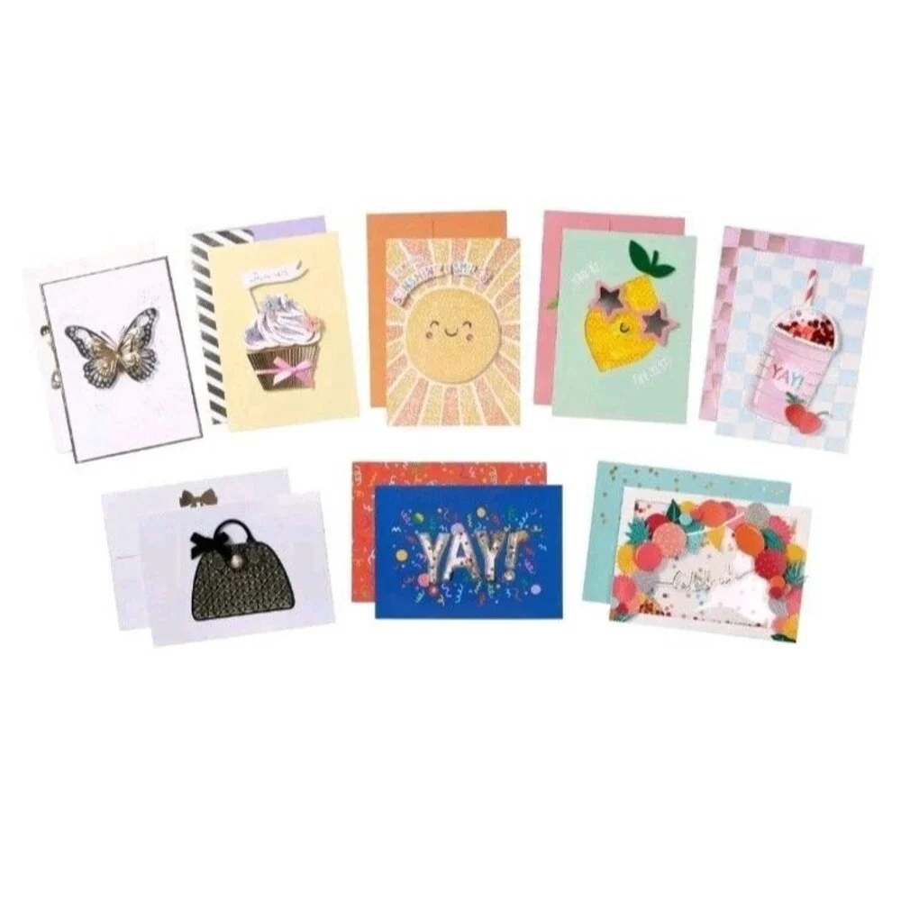 PRO4ALL Hand Crafted All Occasion Greeting Card Collection, 40-count NEW MODEL